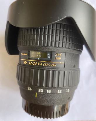 Obiettivo Tokina AF zomm 12-24 mm per Nikon
