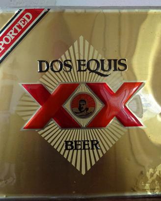 Insegna in latta DOS EQUIS