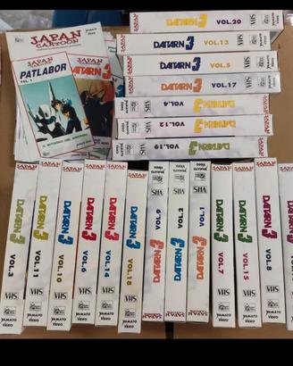 Daitarn 3 1/20 Serie Completa VHS + Libretti.