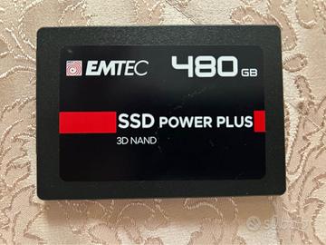SSD  Emtech da 480 giga Sata III  di 2,5"