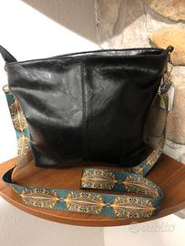Borsa donna tracolla colore nero
