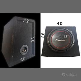 sub auto pioneer + ampli