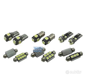 KIT 17 LAMPADE LED INTERNE PER RENAULT MEGANE II 2