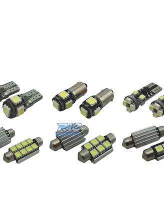 KIT 17 LAMPADE LED INTERNE PER RENAULT MEGANE II 2