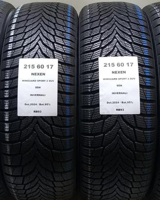4 GOMME 215 60 17 NEXEN RB93