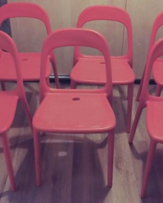 6 Sedie IKEA URBAN – Impilabili Interno/esterno