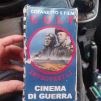 Cofanetto film guerra, VHS, VINTAGE 