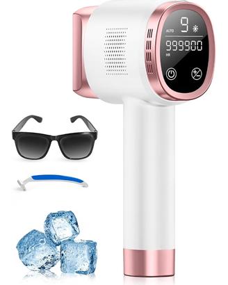 epilatore luce pulsata con raffreddamento a ghia