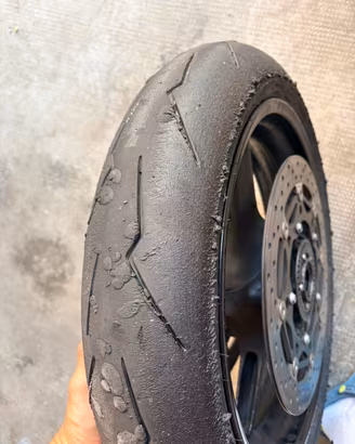 Coppia treno Gomme Moto Pirelli Supercorsa SC