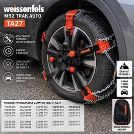 Catene da neve Weissenfels M92 Trak AutoTA27+borsa