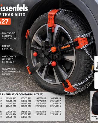 Catene da neve Weissenfels M92 Trak AutoTA27+borsa