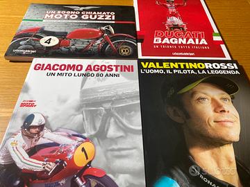 Collezione libri auto -moto-piloti e viaggi moto