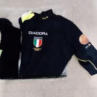 Diadora maglia e calzettoni divisa arbitro AIA