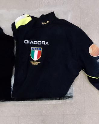 Diadora maglia e calzettoni divisa arbitro AIA