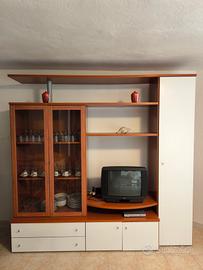 parete attrezzata come nuova