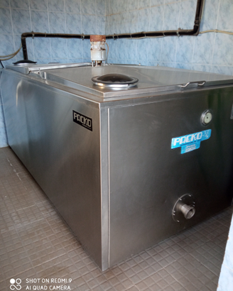 Vasca di refrigerazione latte