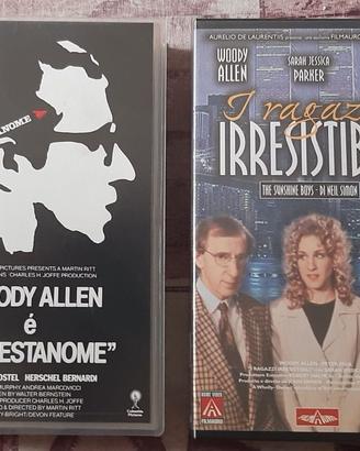 WOODY ALLEN - 2 VHS DA COLLEZIONE