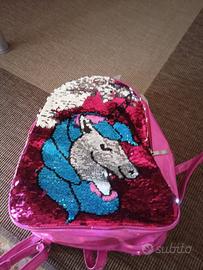 zainetto bambina paillettes