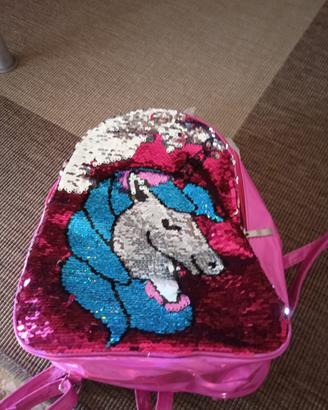 zainetto bambina paillettes