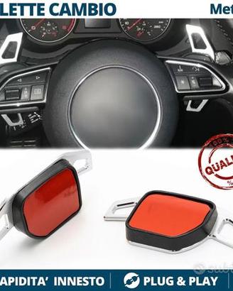 PALETTE Cambio Volante per AUDI Leve Paddle Silver