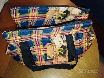 borsa per trasporto gatto/cane piccola taglia 