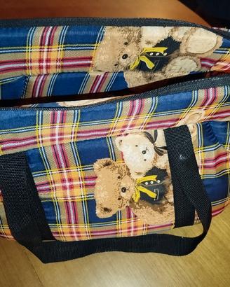 borsa per trasporto gatto/cane piccola taglia 