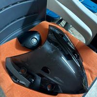 Cupolino fume + placca maubrio nera xmax 2017-2021