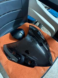 Cupolino fume + placca maubrio nera xmax 2017-2021