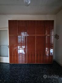 Armadio in legno tamburato anni 60