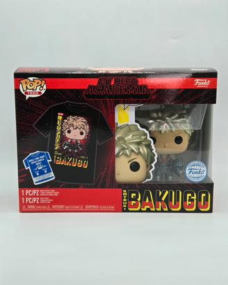 Funko Pop My Hero Accademia Bakugo + T-Shirtt
