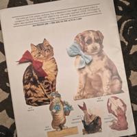 Brochure vintage anni ’90 per decoupage, originale