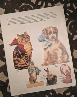 Brochure vintage anni ’90 per decoupage, originale