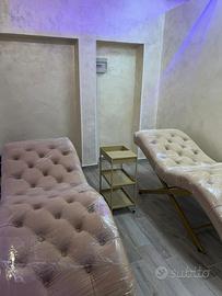 2 Lettini per ciglia di lusso curvo , per massagio