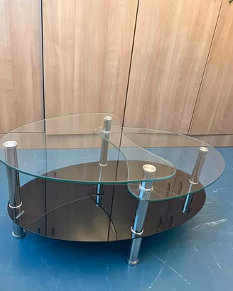 Tavolino di Design in vetro temperato