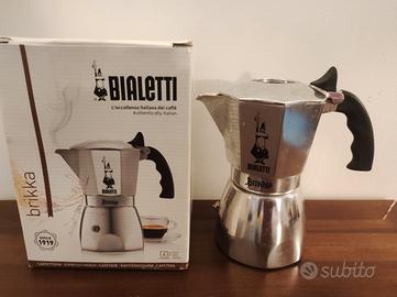 Caffettiera Brikka Bialetti 4 tazze Nuova