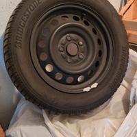 4 Cerchi in ferro opaco MAK 6.5x16 + valvole TPMS