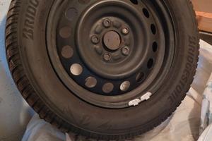 4 Cerchi in ferro opaco MAK 6.5x16 + valvole TPMS