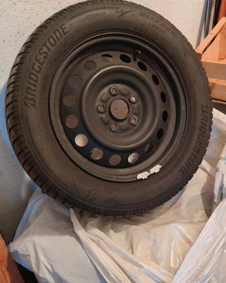 4 Cerchi in ferro opaco MAK 6.5x16 + valvole TPMS