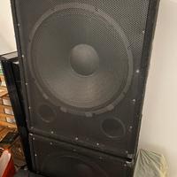 Subwoofer Omnitronic BX-1850 coppia