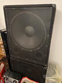 Subwoofer Omnitronic BX-1850 coppia