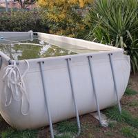 piscina fuori terra 180x380 h100 +scale