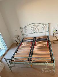 Letto matrimoniale in ferro battuto