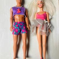 Barbie e Ken surfisti