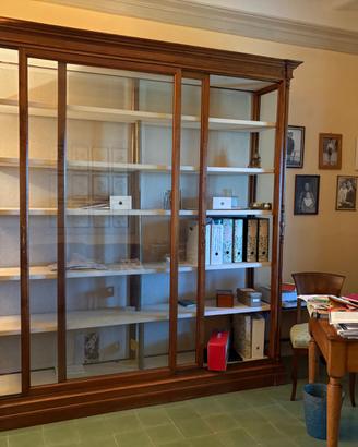 Libreria a vetri Ottocento