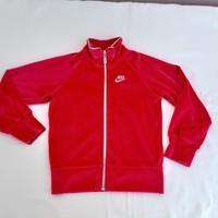 Felpa zip  fucsia ciniglia .Nike Bambina 4/5 anni