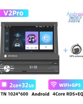 RADIO GPS ANDROID 1DIN TATTILE GPS
