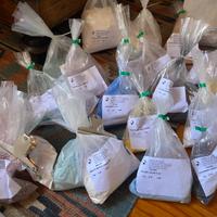 Lotto  smalti in polvere per ceramica