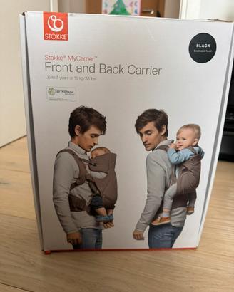 Marsupio Stokke MyCarrier Front & Back Mesh Nero -