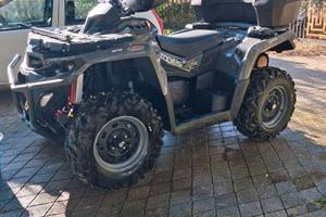 Quad aodes 650 L bicilindrico  targa gialla
