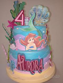 torta decorativa "la sirenetta"